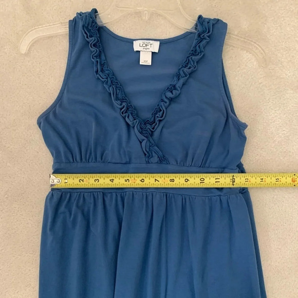 ANN Taylor LOFT - Ruffle midi Dress, XSP - Picture 6 of 10